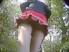 Hawt Hottie Walks Around The Forest During The Time That Her Hawt A-Hole Acquires F