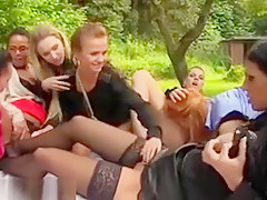 Outdoor Lesbo Urinate Fest