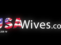 USAWives Rich blond Lady does striptease