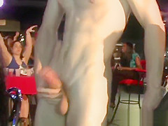 Nice-Looking sweethearts cocksucking strippers