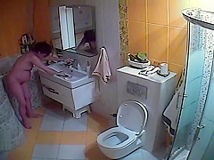 preggo wife in water closet treats vagina