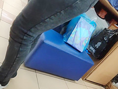 I touched large booties older milfs in taut jeans