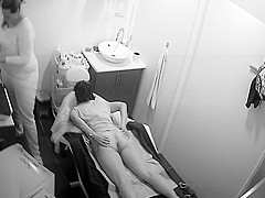 Hidden Spy Webcam - Russian Beaty Salon - Vagina Depilation 01