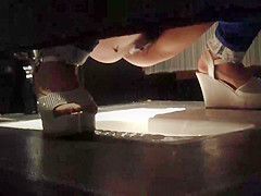 Hidden lavatory livecam in the shopping midst