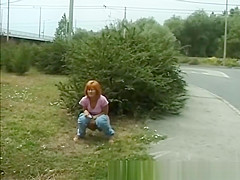 pissing in public