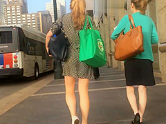 Fantastic muscular candid butt walking