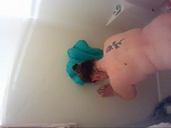 Unaware Wife Krissi Hidden Shower Sex Compilation