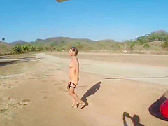 Gyrocopter girl naked