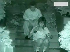 2 couples making love outside