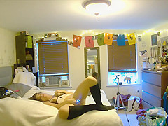 your girlfriend orgasms with sex tool whilst u see throughout pet webcam