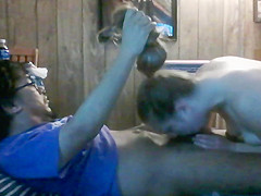 Coworkers GF comes over once more whilst hes at work