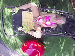Nasty Outdoor Voyeur Pleasure with Alix Lynx