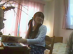 Raunchy Appearance in Study Room