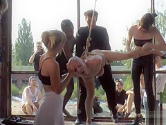 Disgraced Euro slaves drilled in bar